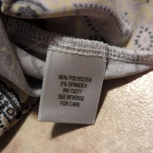 Dana Buchman Large Tank Paisley Summer Work - Picture 8 of 9